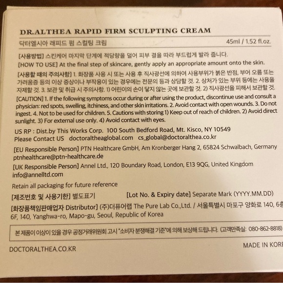 Dr Althea Firm Scuplting Cream - Picture 4 of 5